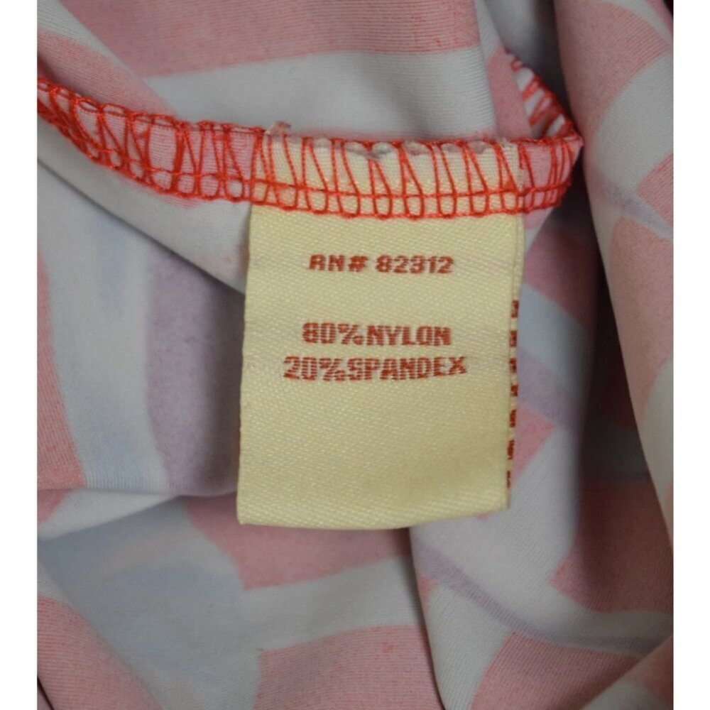 ARYEH BIRDS OF PARADISE STRIPED ORANGE CAPRI PANTS - Picture 8 of 8